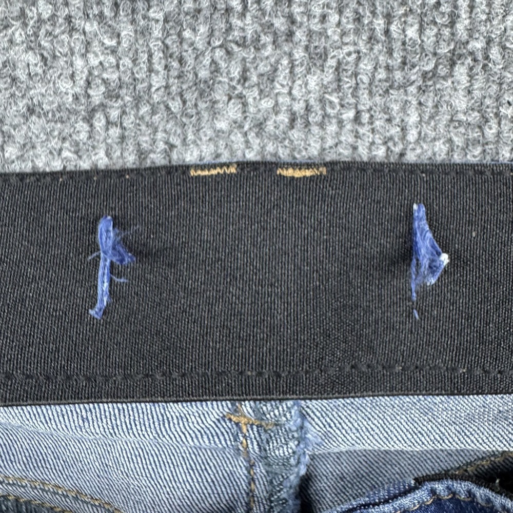 Democracy Jeans Women 33x30 Blue Ab Technology? Skinny Stretch Dark Wash Denim - Picture 2 of 9